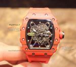 KV Factory Swiss Replica Richard Mille RM35-01 Red Strap Mens Watches 